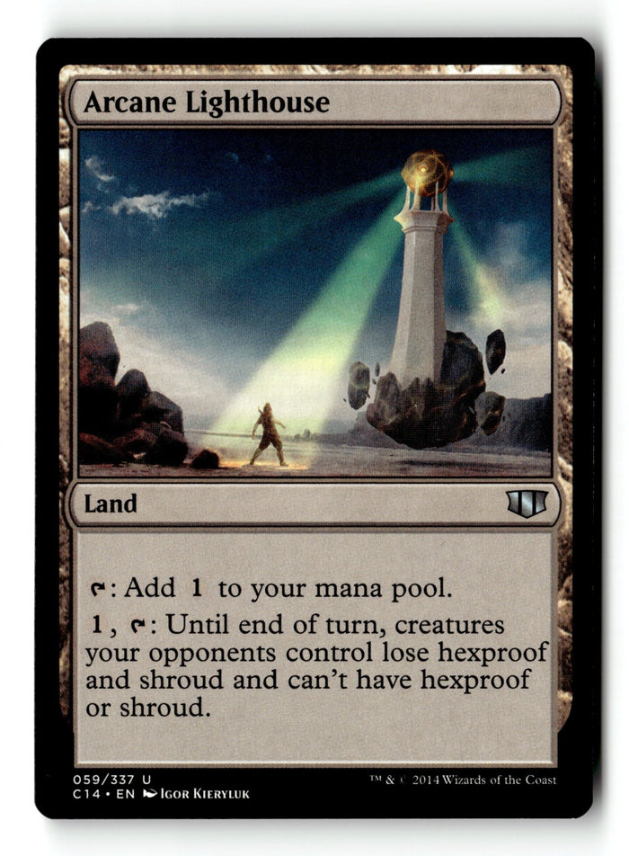 MTG Arcane Lighthouse Commander 2014 LP Magic The Gathering