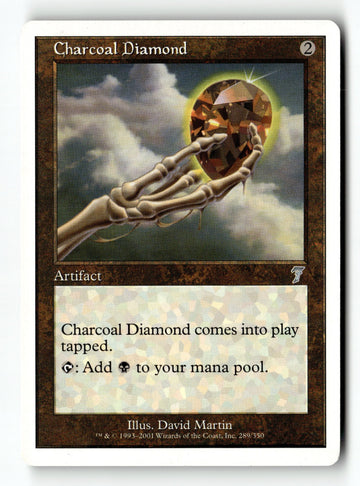 MTG Charcoal Diamond 7th Edition LP Magic The Gathering