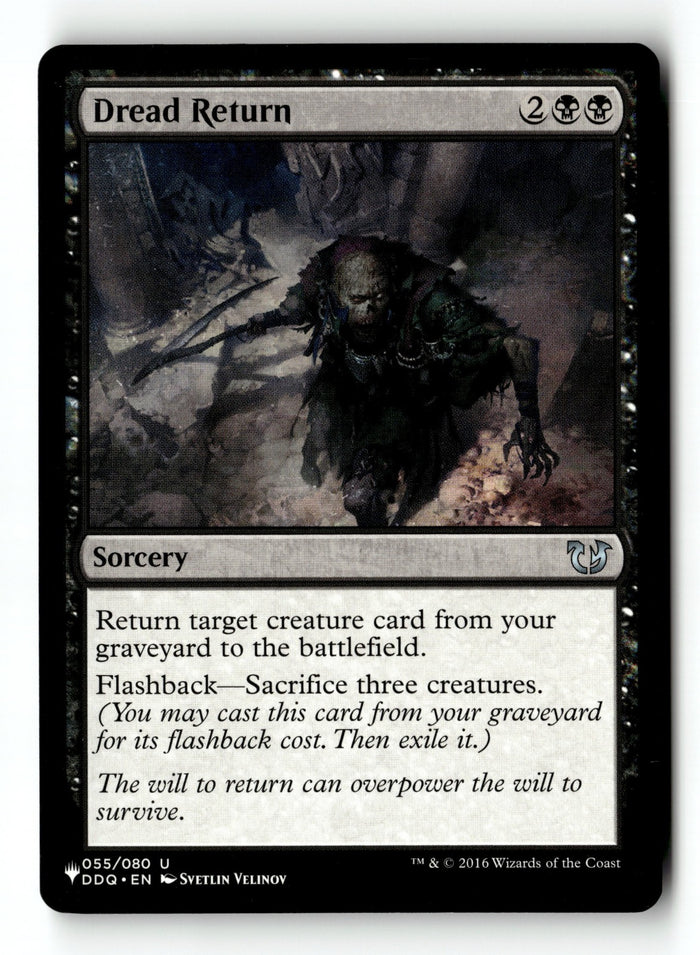 MTG Dread Return Duel Decks: Blessed vs. Cursed LP Magic The Gathering