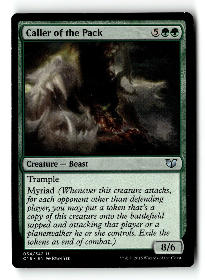 MTG Caller of the Commander 2015 LP Magic The Gathering