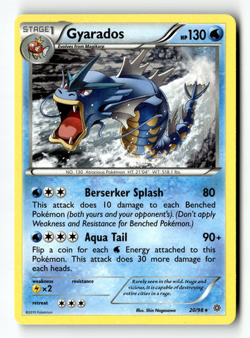 Pokemon Card Gyarados (20) LP XY - Ancient Origins 20/98