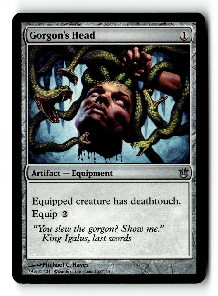 MTG Gorgon's Head Born of the Gods LP Magic The Gathering