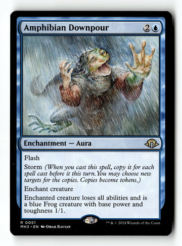 MTG Amphibian Downpour Modern Horizons 3 LP Magic The Gathering