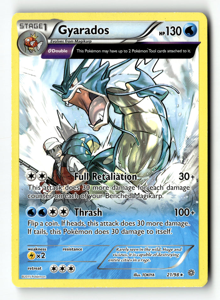 Pokemon Card Gyarados Deck Exclusive LP XY - Ancient Origins 21/98