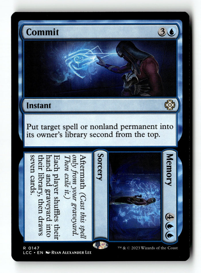 MTG Commit // Memory The Lost Caverns of Ixalan LP Magic The Gathering