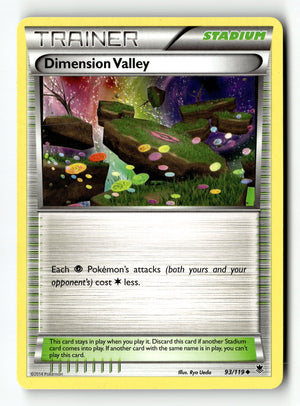 Pokemon Card Dimension Valley LP XY - Phantom Forces 93/119