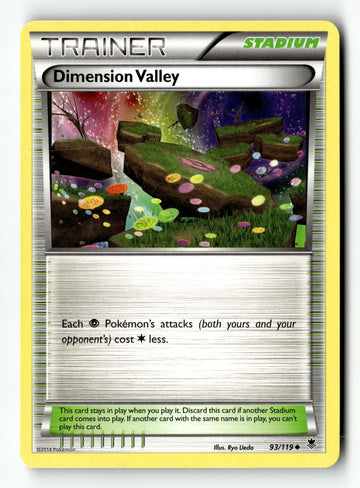 Pokemon Card Dimension Valley LP XY - Phantom Forces 93/119