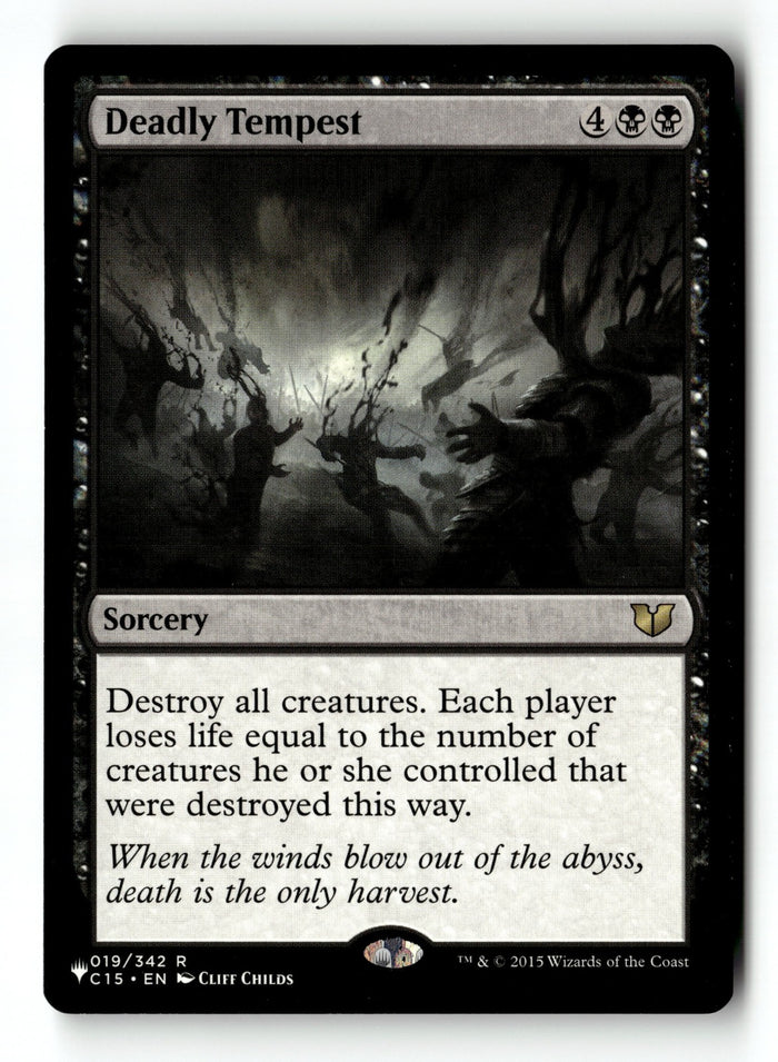 MTG Deadly Tempest Commander 2015 LP Magic The Gathering