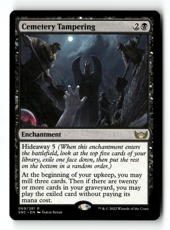 MTG Cemetery Tampering Streets of New Capenna LP Magic The Gathering