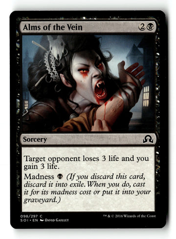 MTG Alms of the Vein Shadows over Innistrad LP Magic The Gathering