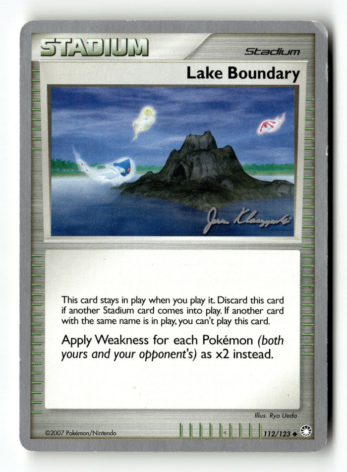Pokemon Card Lake Boundary - 2008 LP World Championship Decks 112/123