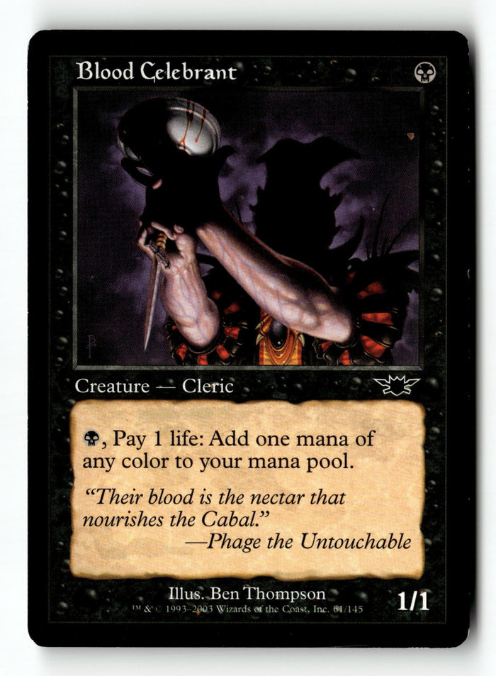MTG Blood Celebrant Legions LP Magic The Gathering