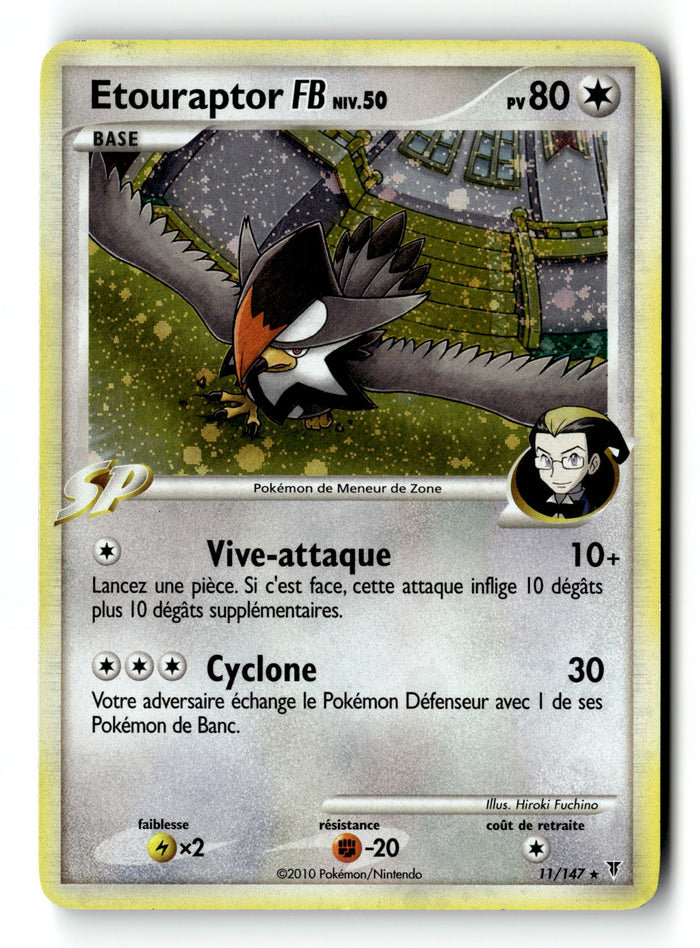Pokemon Card Staraptor FRENCH FB Holo LP Supreme Victors 11/147