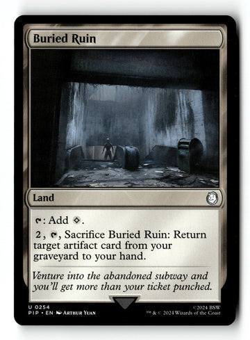 MTG Buried Ruin Universes Beyond: Fallout LP Magic The Gathering