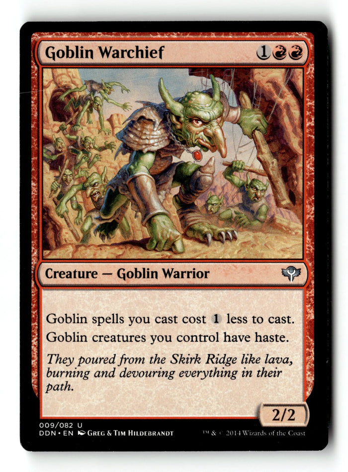 MTG Goblin Warchief Duel Decks: Speed vs. Cunning LP Magic The Gathering