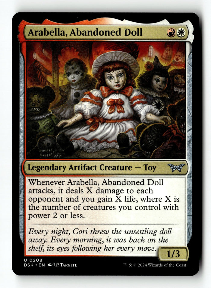 MTG Arabella, Abandoned Doll Duskmourn: House of Horror LP Magic The Gathering
