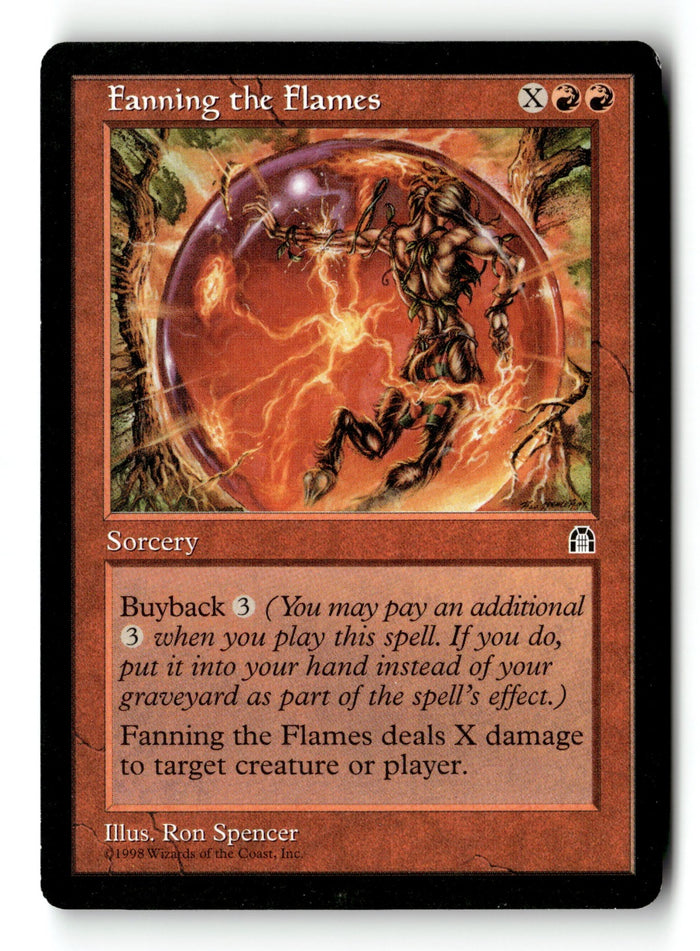 MTG Fanning the Flames Stronghold LP Magic The Gathering