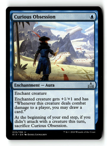MTG Curious Obsession Rivals of Ixalan LP Magic The Gathering
