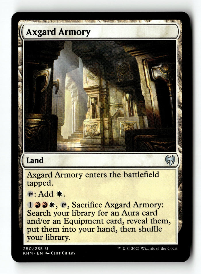 MTG Axgard Armory Kaldheim LP Magic The Gathering