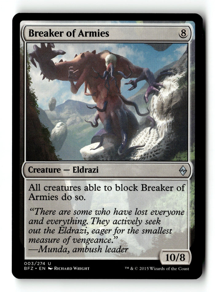 MTG Breaker of Armies Battle for Zendikar LP Magic The Gathering