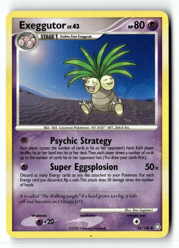 Pokemon Card Exeggutor LP Legends Awakened 54/146