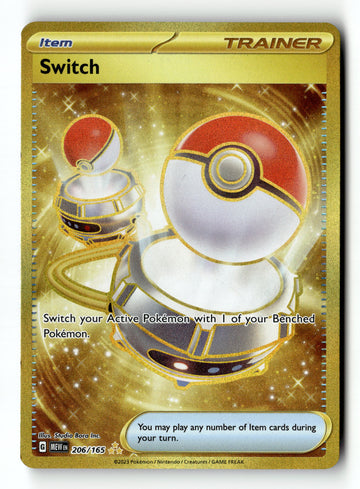Pokemon Card Switch Holo LP 151 206/165