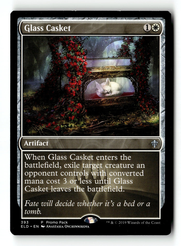 MTG Glass Casket Promo: Throne of Eldraine LP Magic The Gathering
