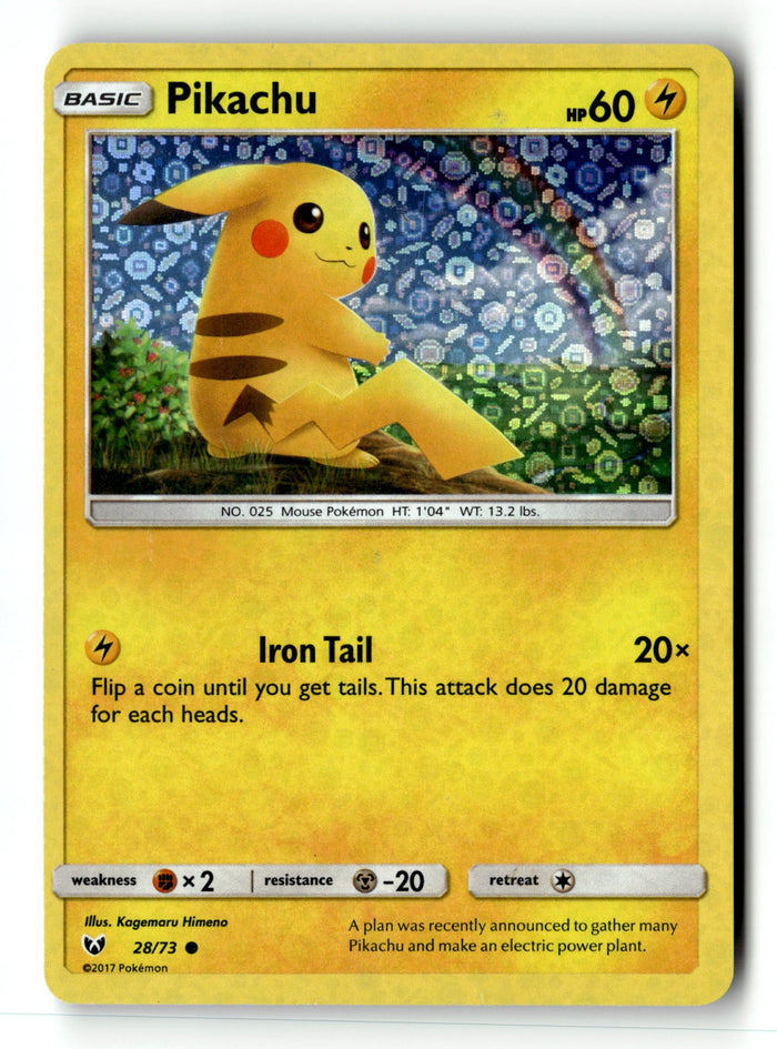 Pokemon Card Pikachu - General Mills Holo LP 028/073
