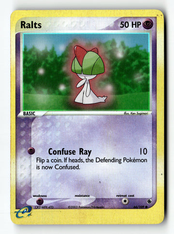 Pokemon Card Ralts - LP Ruby and Sapphire 66/109 Reverse Holo