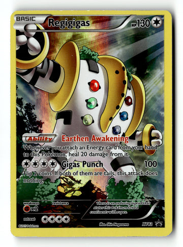 Pokemon Card Regigigas Holo LP XY Black Star Promo XY82
