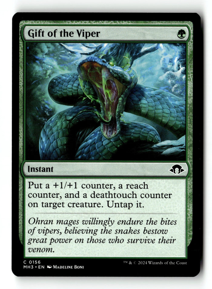 MTG Gift of the Viper Modern Horizons 3 LP Magic The Gathering