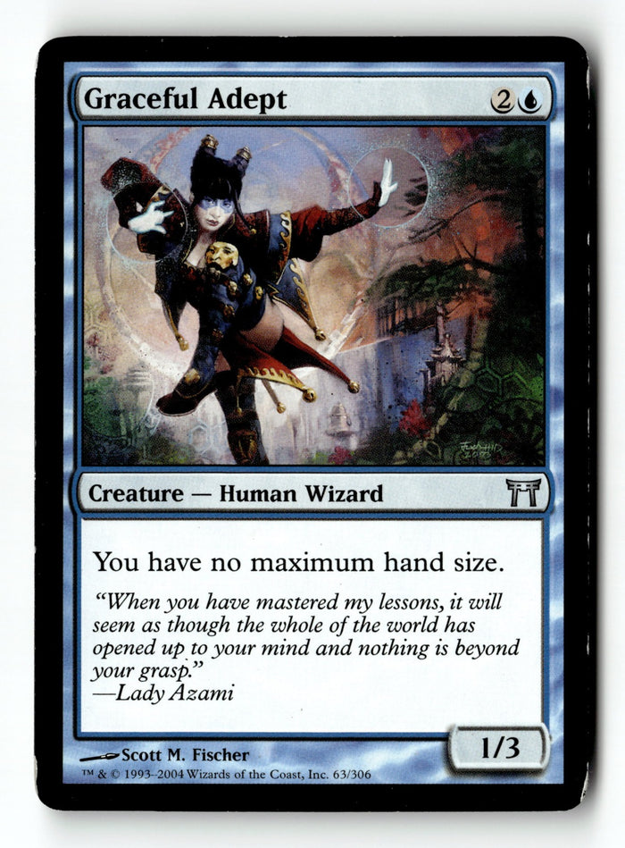 MTG Graceful Adept Champions of Kamigawa LP Magic The Gathering
