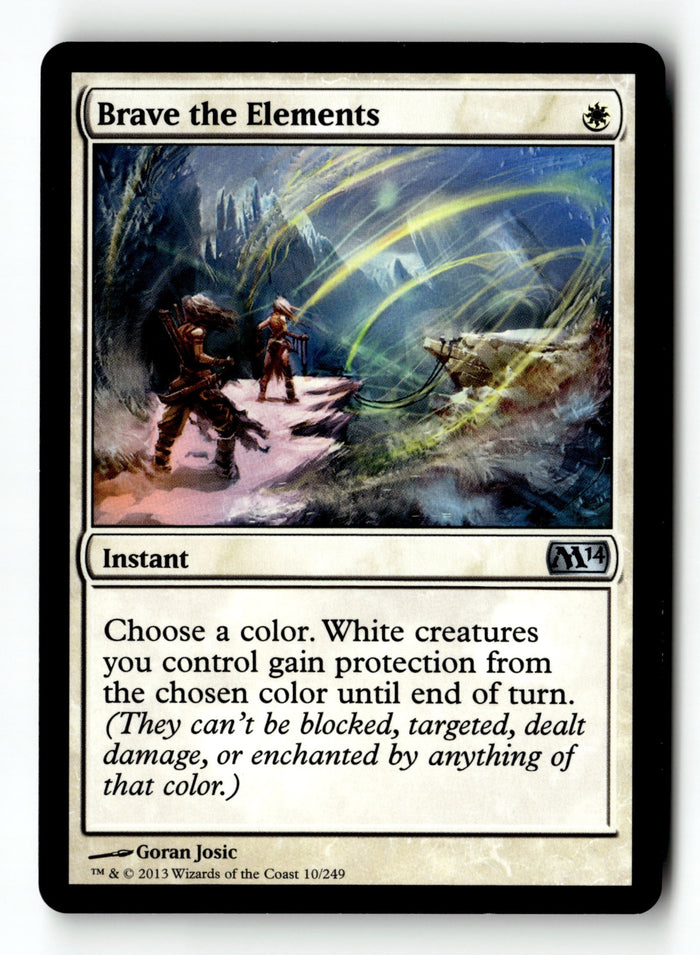 MTG Brave the Elements Magic 2014 (M14) LP Magic The Gathering
