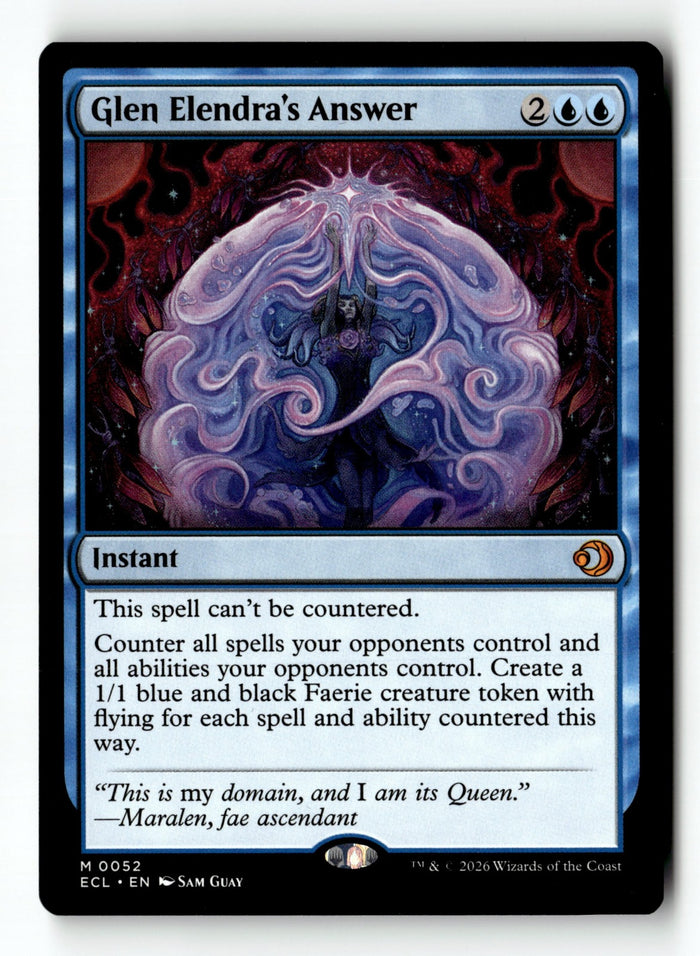 MTG Glen Elendra's Answer Lorwyn Eclipsed LP Magic The Gathering