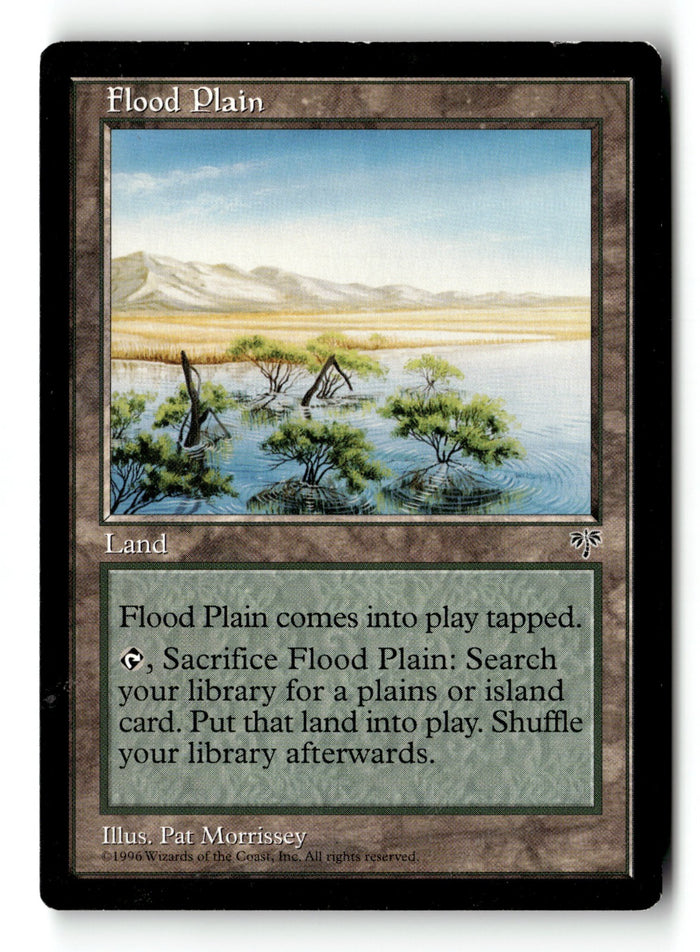 MTG Flood Plain Mirage LP Magic The Gathering