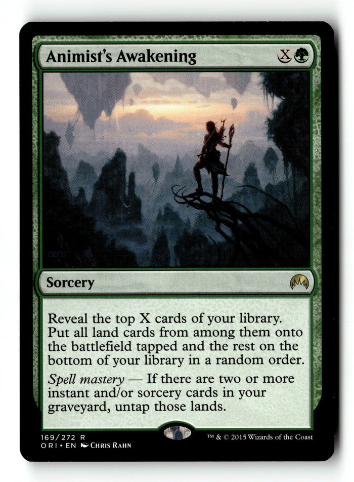 MTG Animist's Awakening Magic Origins LP Magic The Gathering