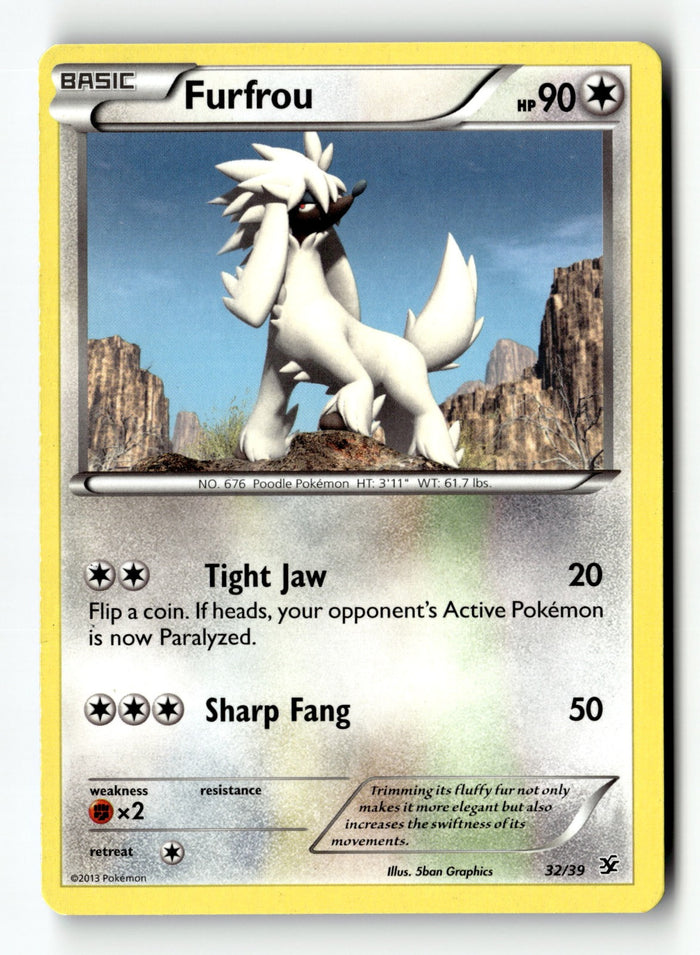 Pokemon Card Furfrou (32) LP Kalos Starter Set 32/39