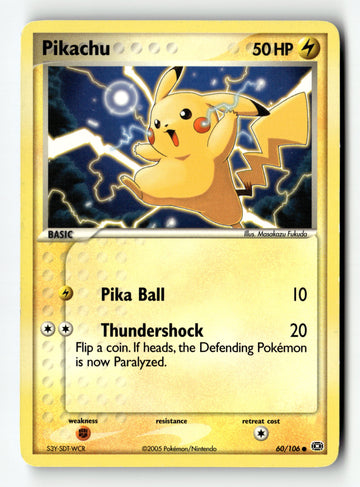 Pokemon Card Pikachu Normal LP Emerald 60/106