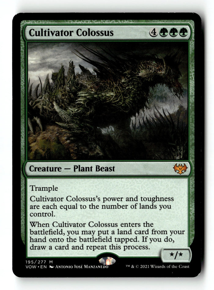 MTG Cultivator Colossus Innistrad: Crimson Vow LP Magic The Gathering