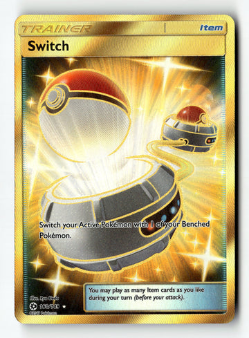 Pokemon Card Switch Holo LP Sun & Moon 160/149