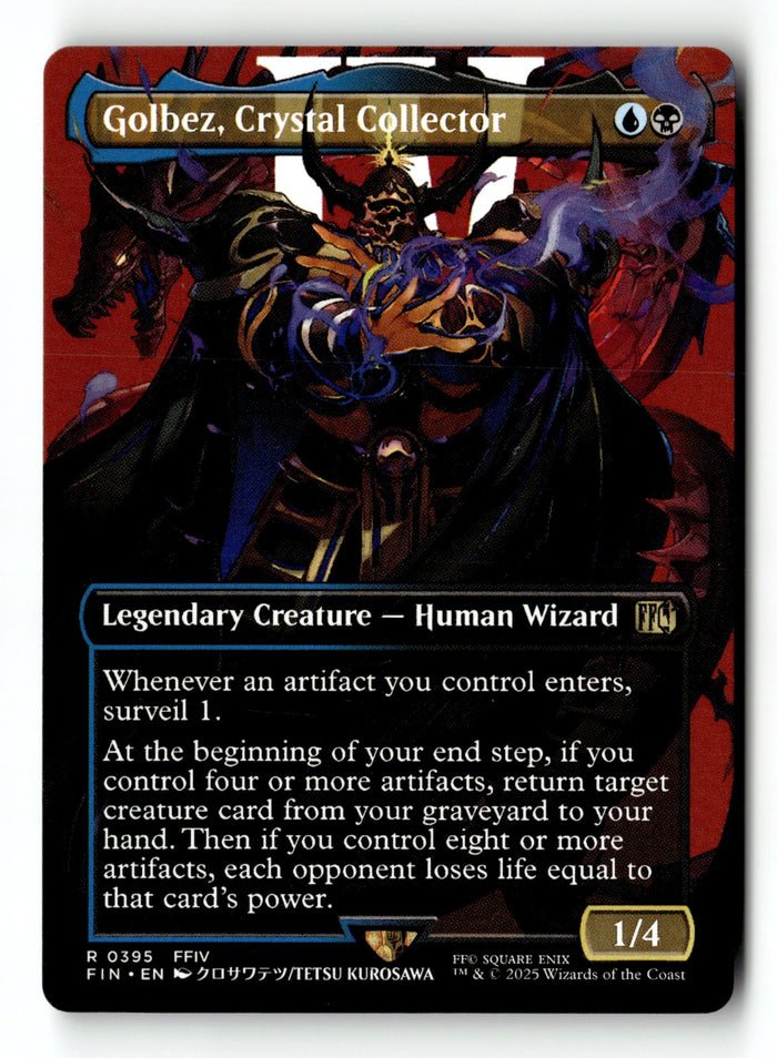MTG Golbez, Crystal Collector (Borderless) FINAL FANTASY LP Magic The Gathering