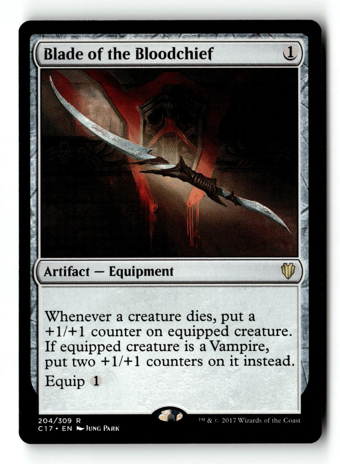 MTG Blade of the Bloodchief Commander 2017 LP Magic The Gathering
