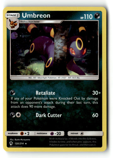 Pokemon Card Umbreon - (Cosmos Holo) Holo LP Blister Exclusives 120/214