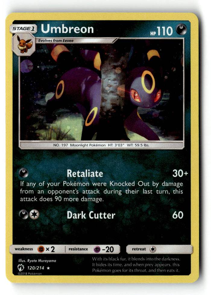 Pokemon Card Umbreon - (Cosmos Holo) Holo LP Blister Exclusives 120/214