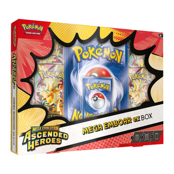 Pokémon TCG: Mega Evolution—Ascended Heroes Mega Emboar ex Box