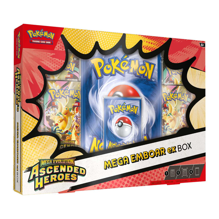 Pokémon TCG: Mega Evolution—Ascended Heroes Mega Emboar ex Box