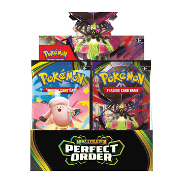 Pokémon TCG: Mega Evolution—Perfect Order Booster Display Box (36 Packs) (back)
