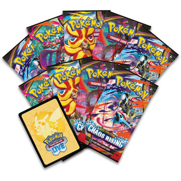 Pokémon TCG: Mega Evolution—Chaos Rising Elite Trainer Box (back)