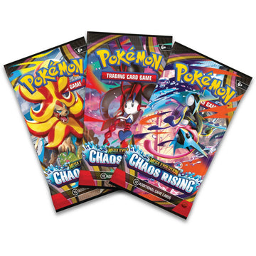 Pokémon TCG: Mega Evolution—Chaos Rising 3-Pack Blister (Charmeleon) (back)