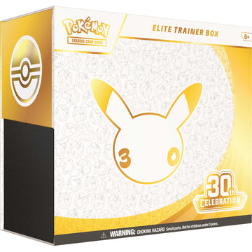 Pokémon TCG: 30th Celebration Elite Trainer Box (back)